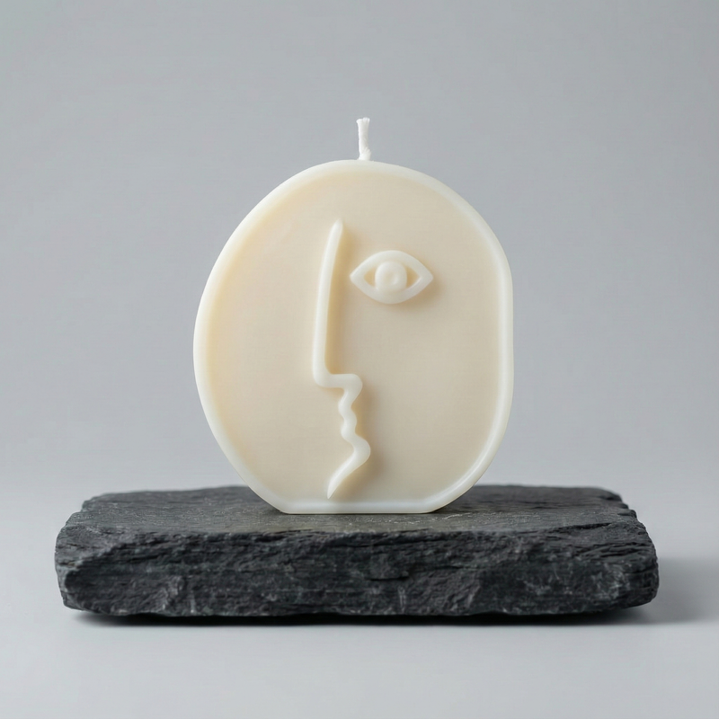 Abstract Face Figure Candle (Style 3)