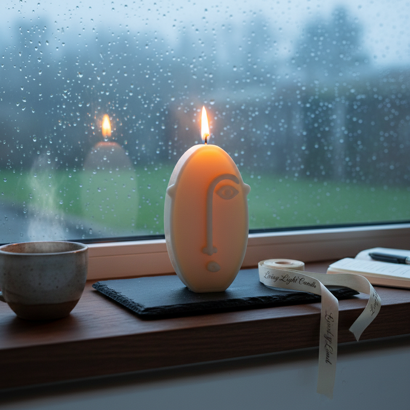 Abstract Face Figure Candle (Style 4)