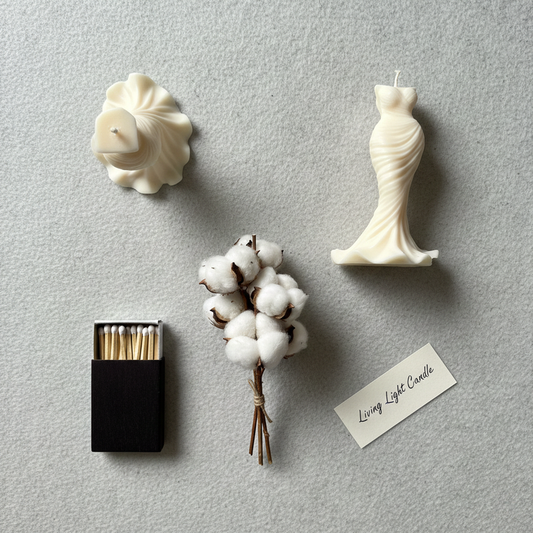 3D Elegant Mermaid Wedding Dress Candle