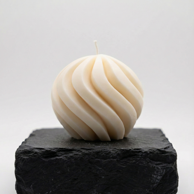 Marble Effect Swirl soy candle