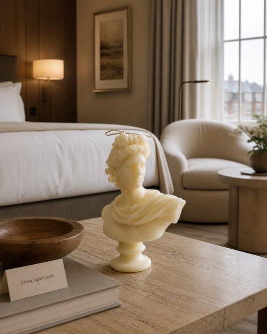Apollo Bust Candle