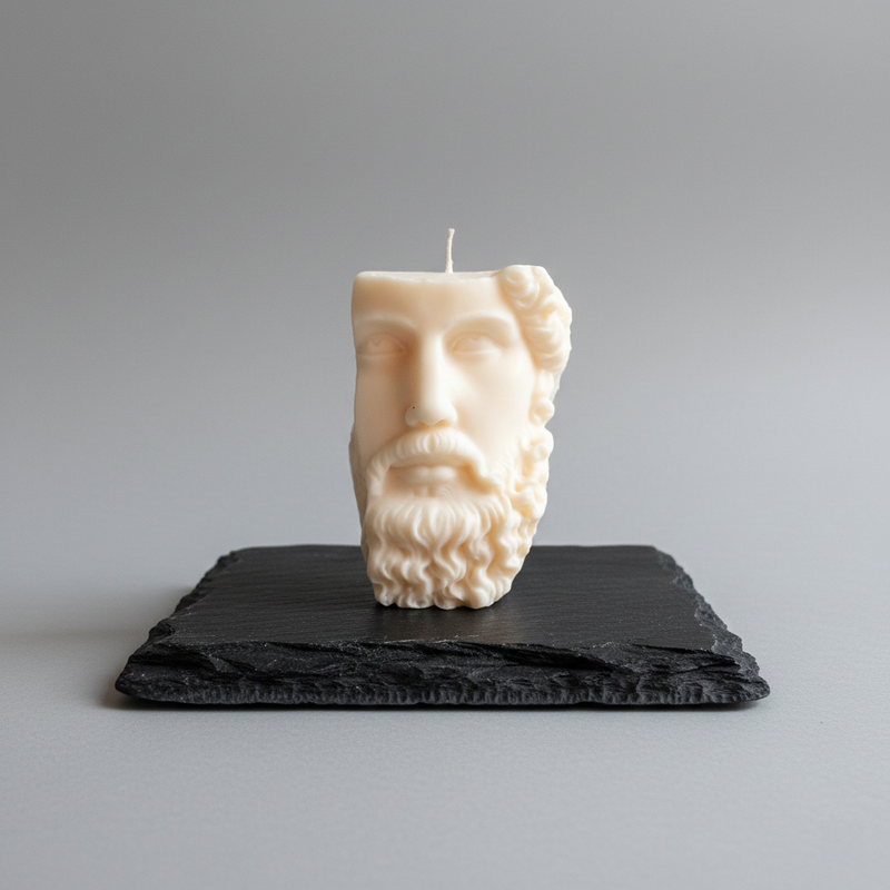 Ancient Greek/Roman Bust Candle (F369)