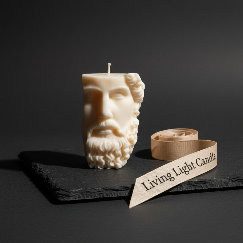 Ancient Greek/Roman Bust Candle (F369)