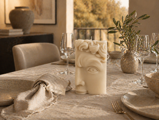 David Greek Half-Head Candle