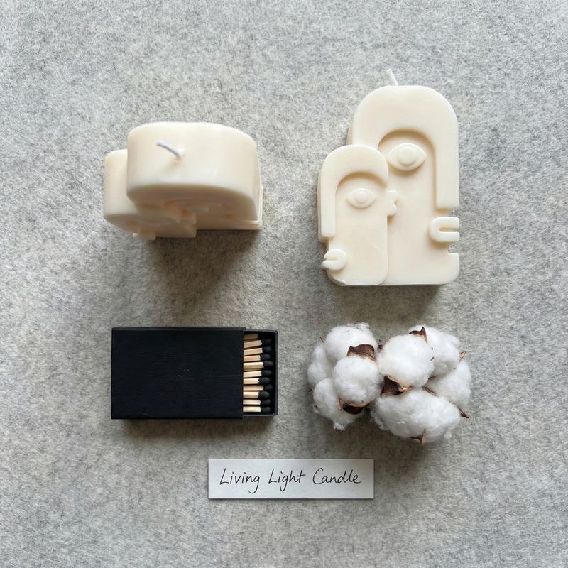 Abstract Face Figure Candle (Style 2)