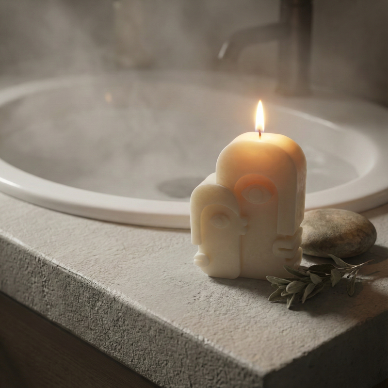 Abstract Face Figure Candle (Style 2)