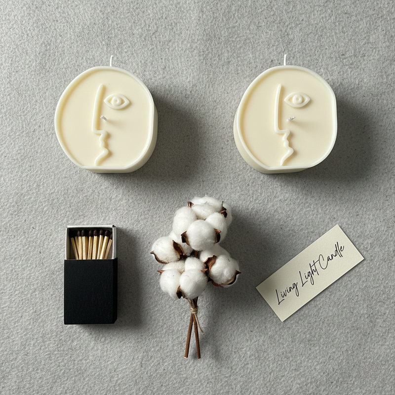 Abstract Face Figure Candle (Style 3)