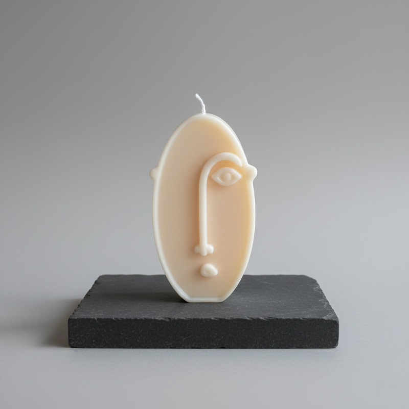 Abstract Face Figure Candle (Style 4)