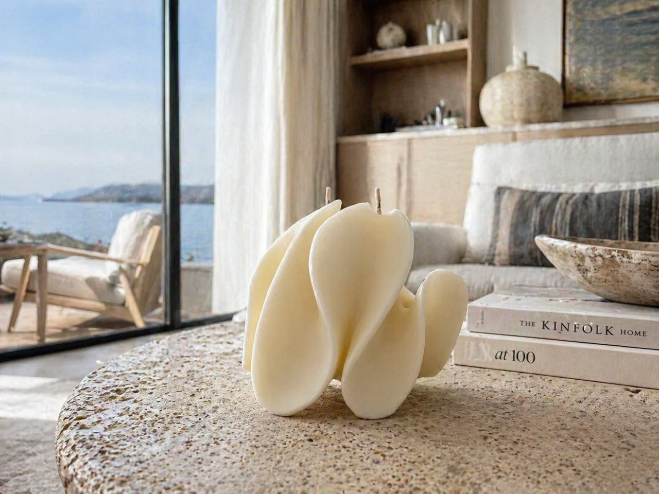 Irregular Coral Flower Candle Natural Soy Wax