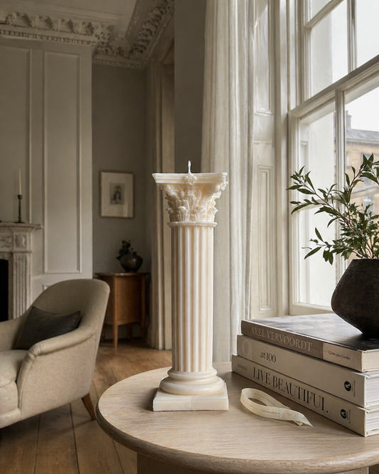 Corinthian Roman Column Pillar Candle