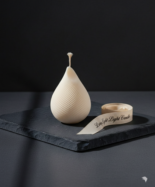 Water Drop Candle - Striped Swirl & Geometric Patterns